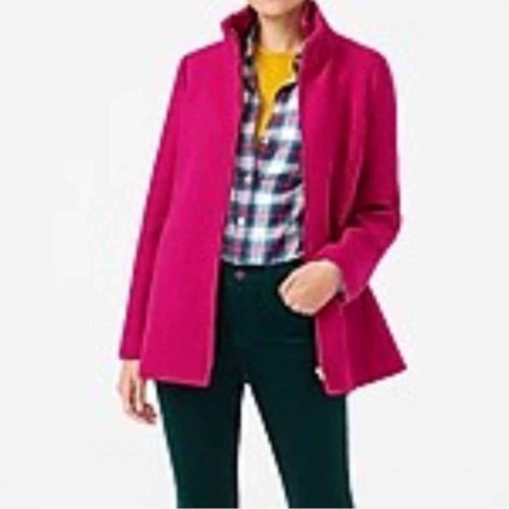 J.Crew Women's Village Coat Wool AB457 Sz 2